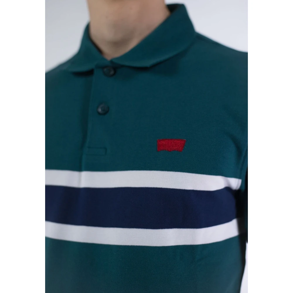 Levi's Slim Housemark Polo Goal Green Heren