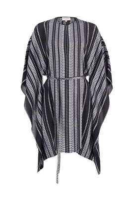Anemone Randig Sidenkaftan
