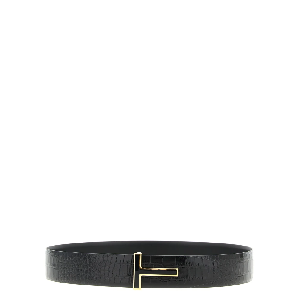 Tom Ford Men's Black Belts - Belts - 80 Cm - Accessories