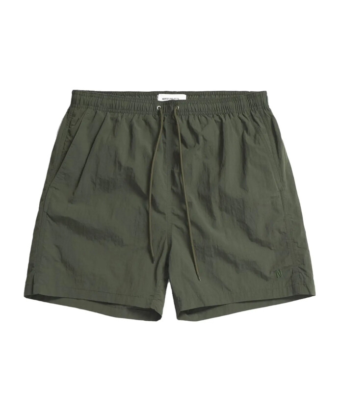 classique-maillot-de-bain-en-nylon-noir-olive
