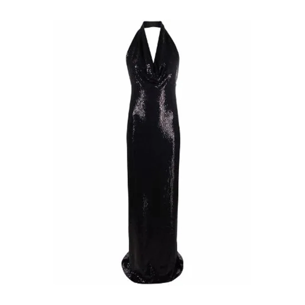 Blanca Vita Zwarte Paillet Lange Jurk Vrouwen Black Dames