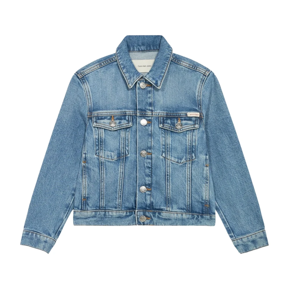 Calvin Klein , Light Jackets, Male, Blue, 14 Y, Light Jacket