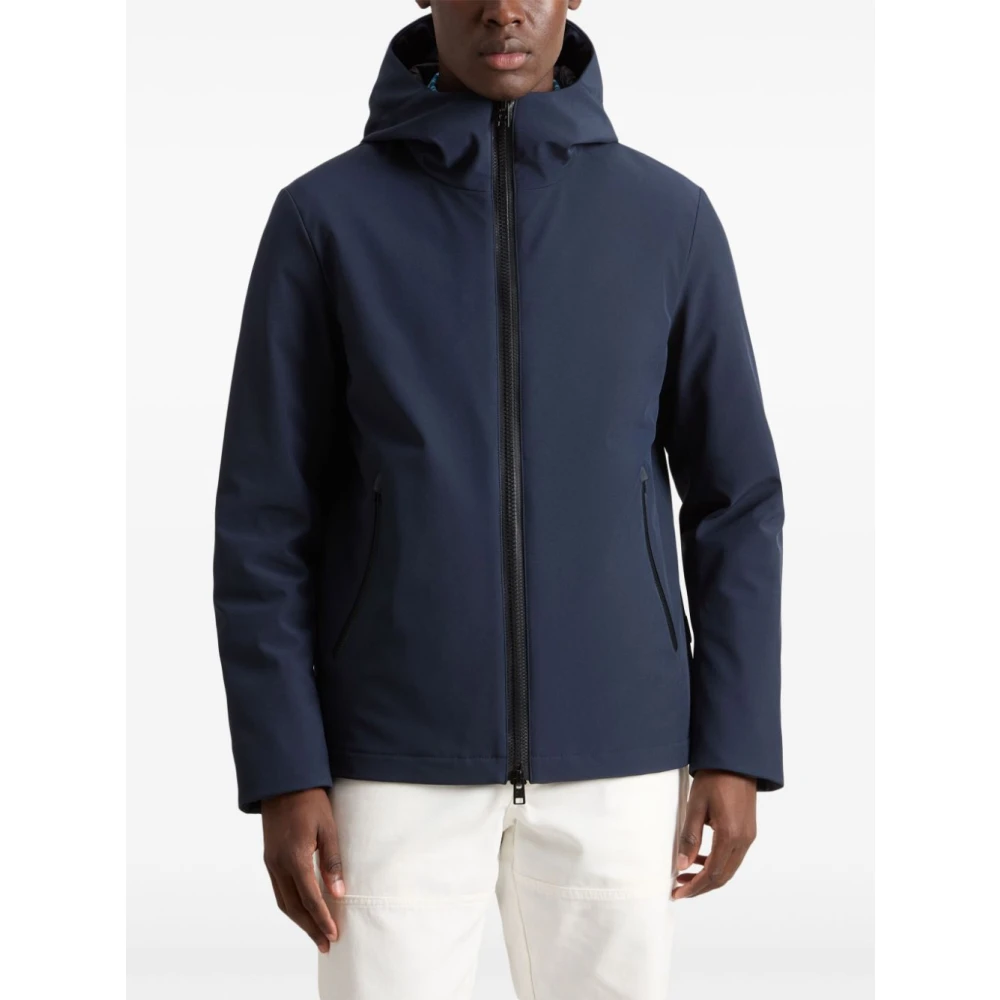 Woolrich Blauwe Winterjassen Blue Heren