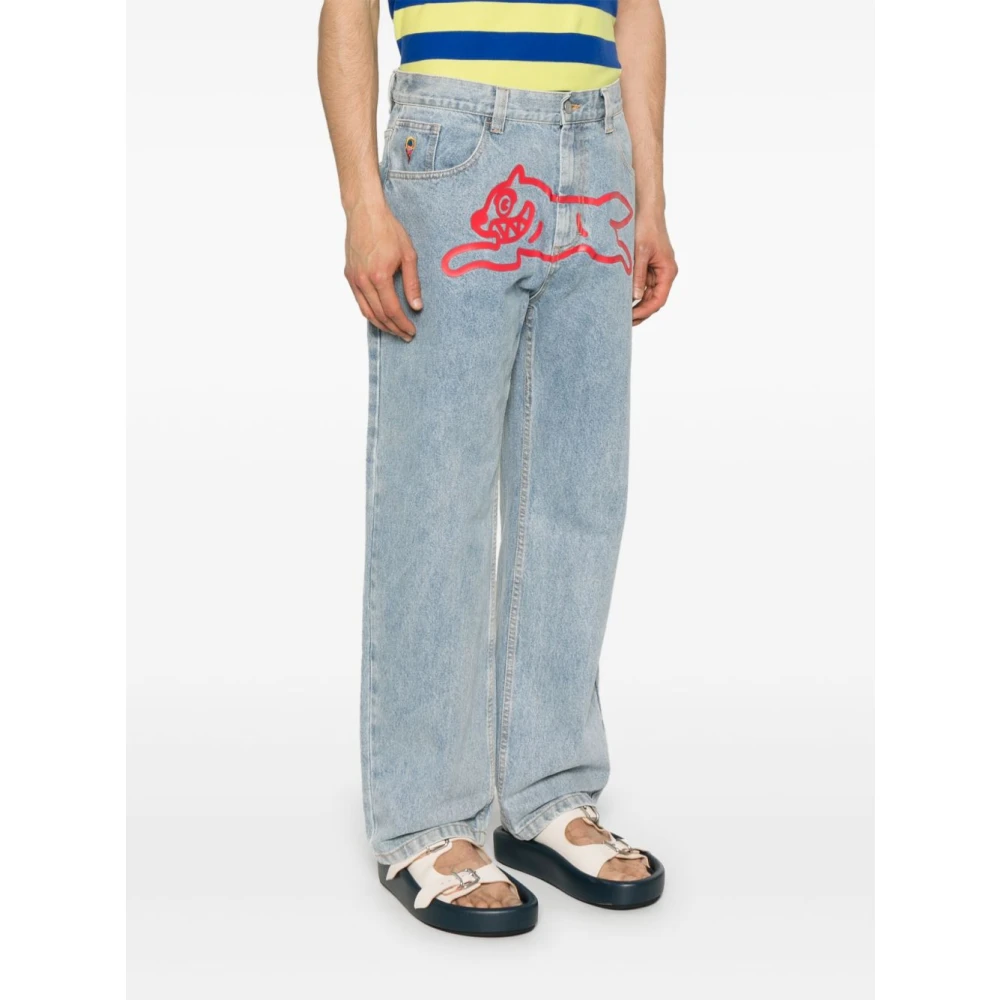 Icecream Heldere Blauwe Jeans met Klassieke Stijl Blue Heren