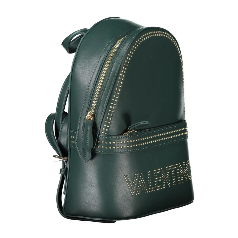 Valentino by Mario Valentino Groene Polyethyleen Rugzak met Meerdere Compartimenten Green Dames