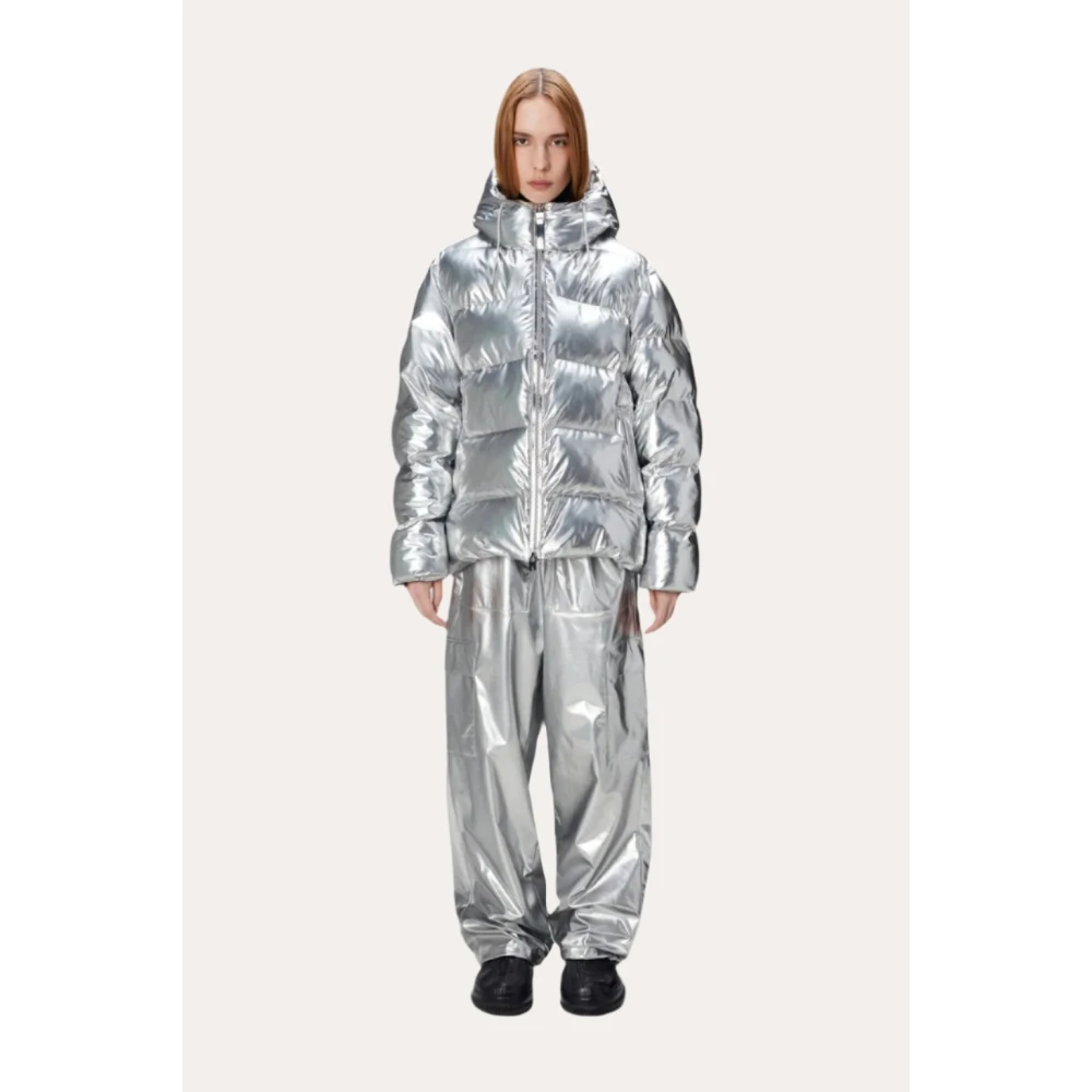 Rains Waterdichte Winter Puffer Jas Gray Dames