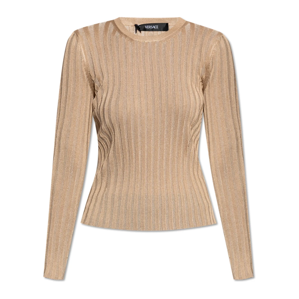 Versace Donna Beige Maglie, S, New,