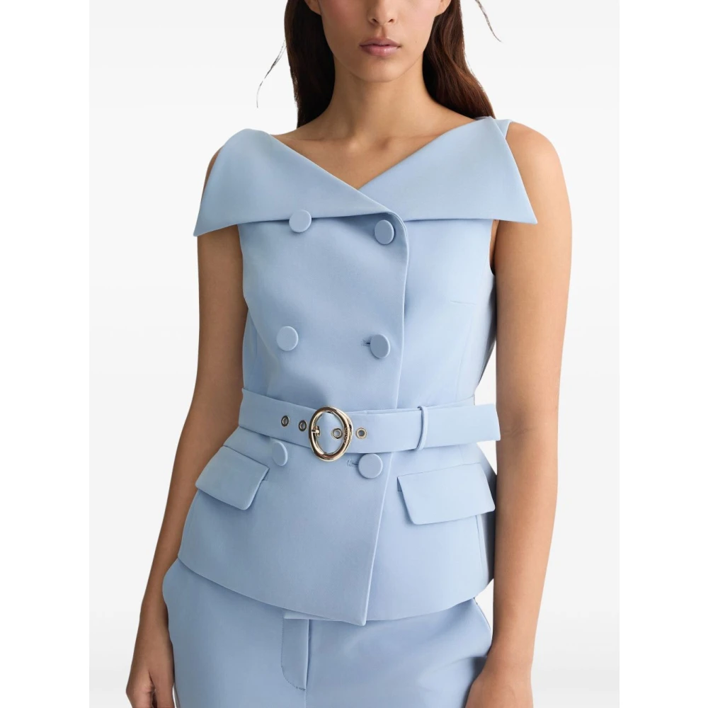 Liu Jo Hemelsblauwe Gebreide Celeste Jas Blue Dames