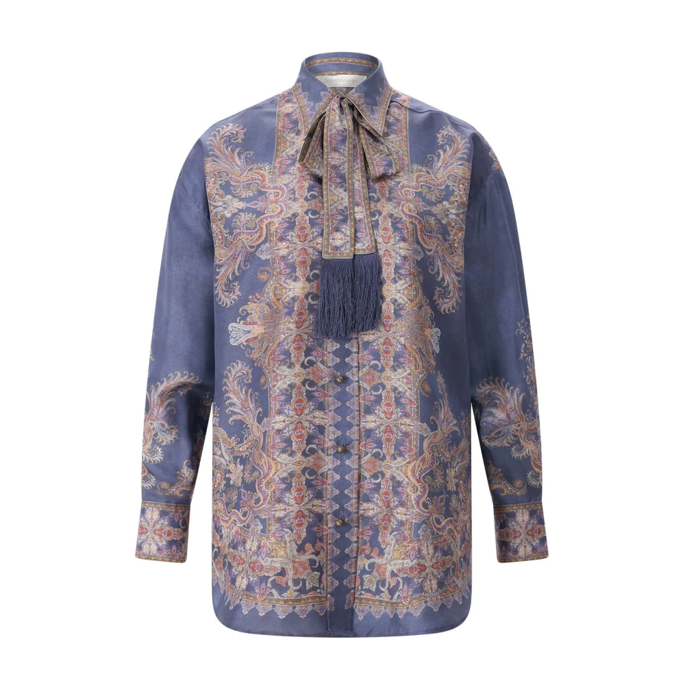 Zimmermann Camicia In Seta Stampata Valiant - Immagine 2