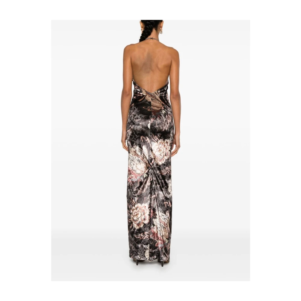 ETRO Bloemenprint Halternek Jurk Multicolor Dames