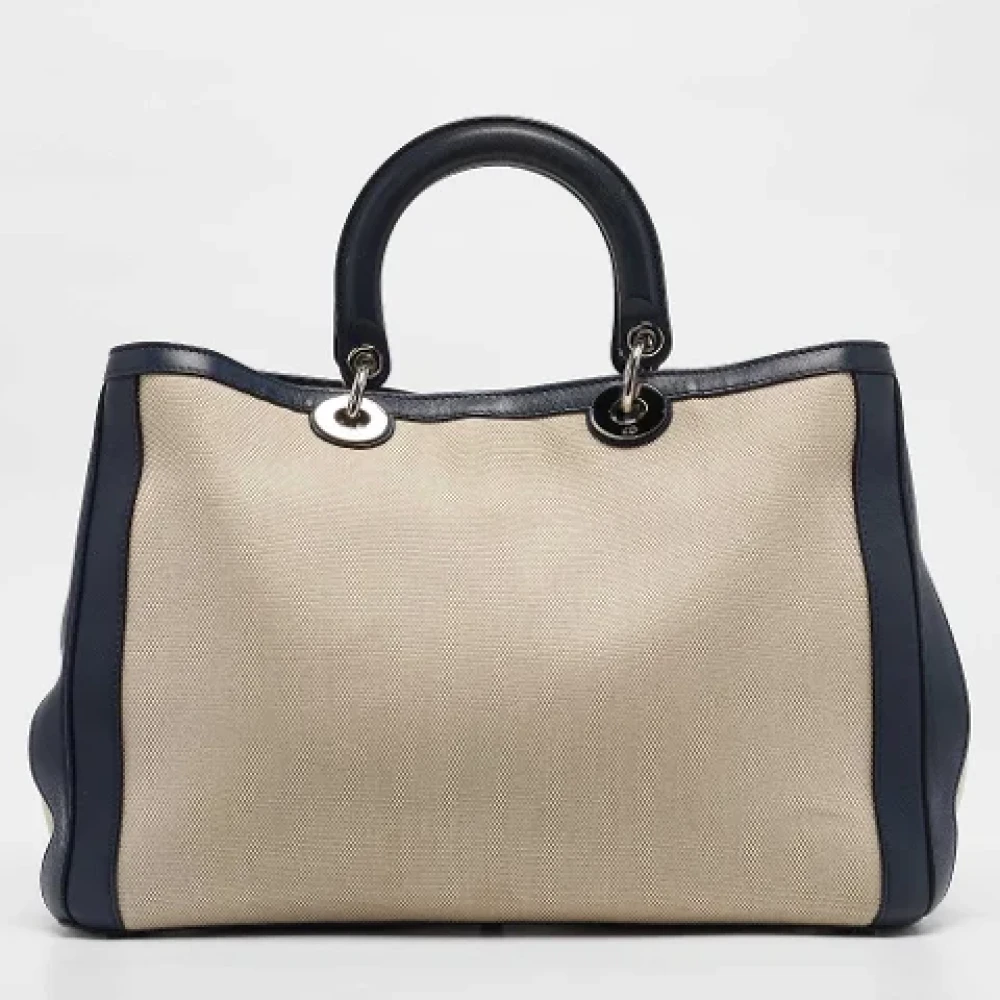 Dior Vintage Pre-owned Canvas dior-bags Blue Dames