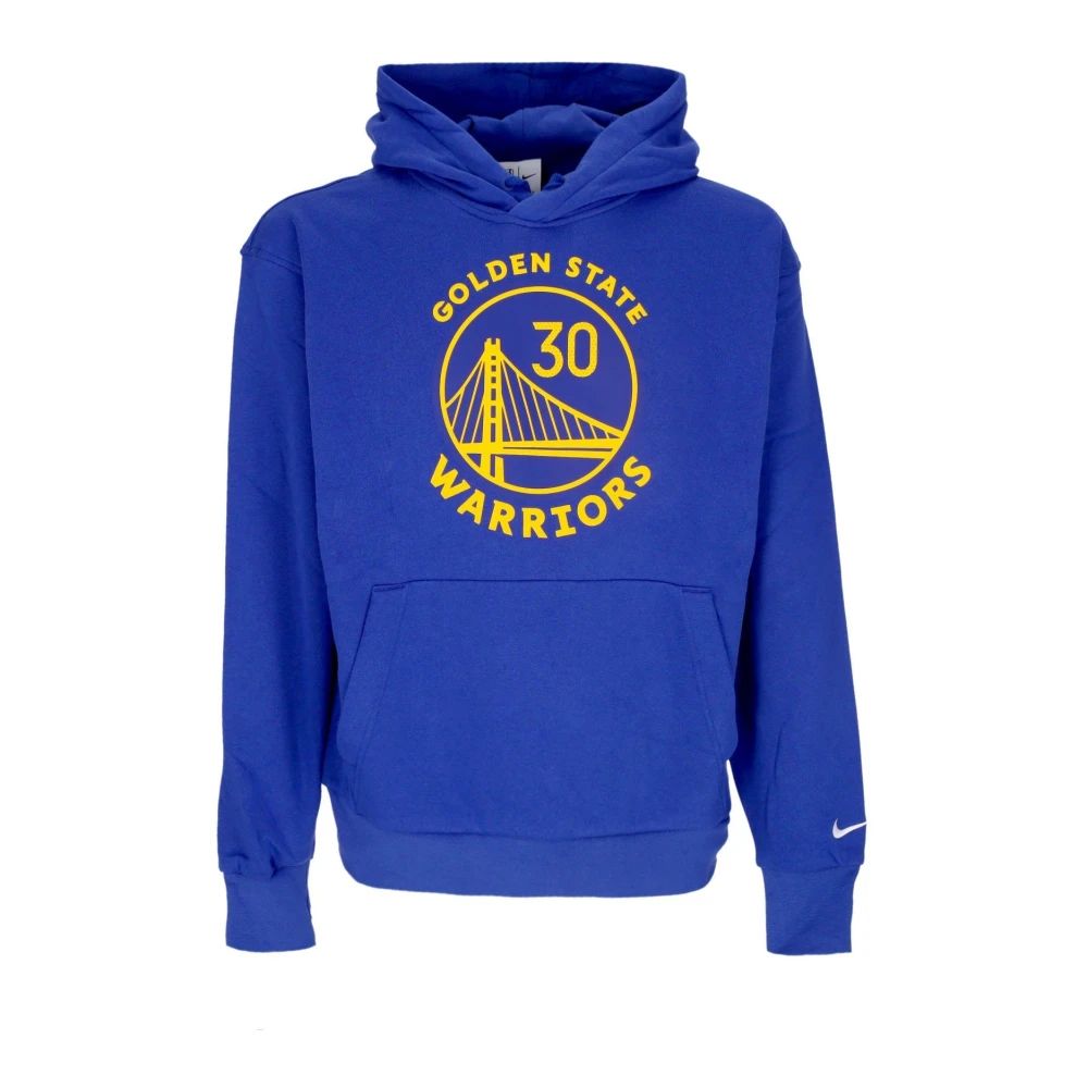 Nike Stephen Curry NBA Fleece Hoodie Blue Heren