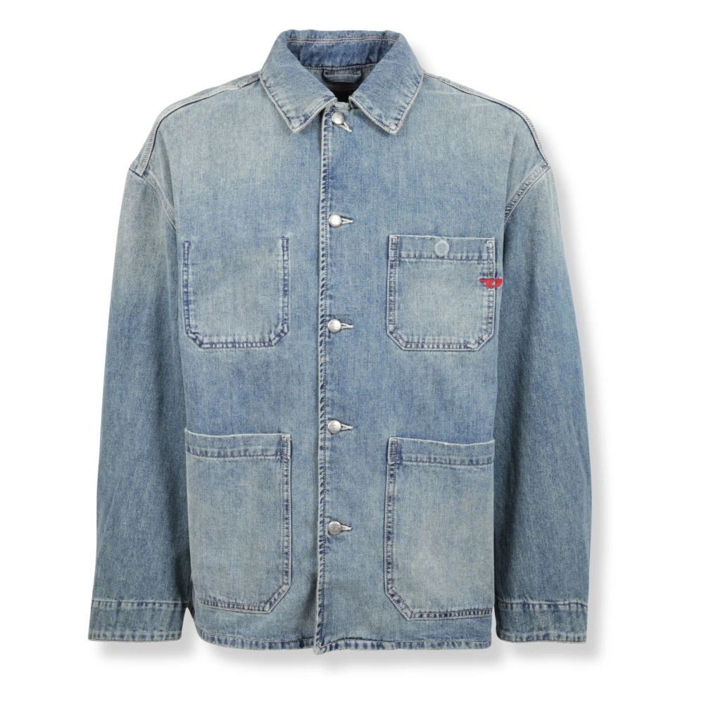 Diesel Men's Blue D-Stack-U Jacket