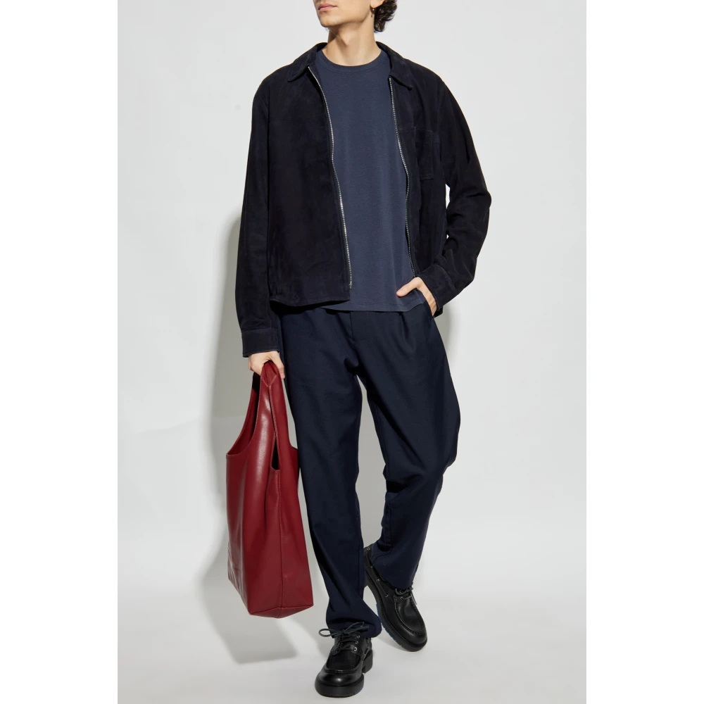 Tom Ford T-shirt met logo Blue Heren