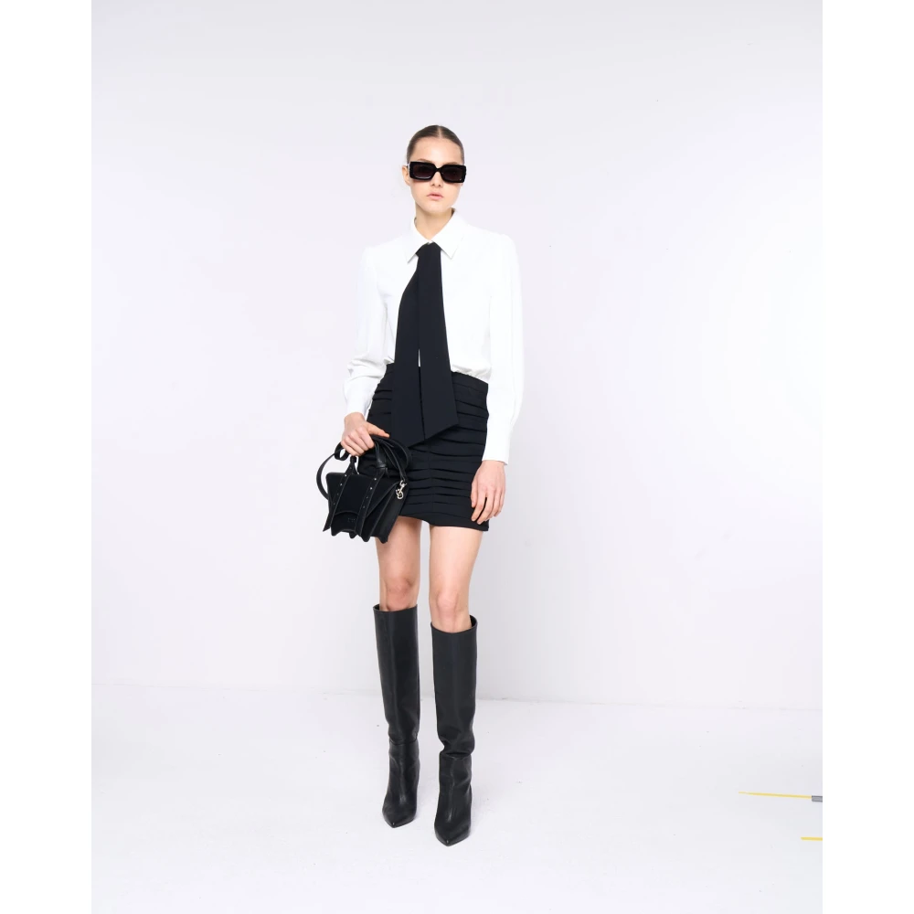 Silvian Heach Klassieke overhemd en strakke rok set White Dames