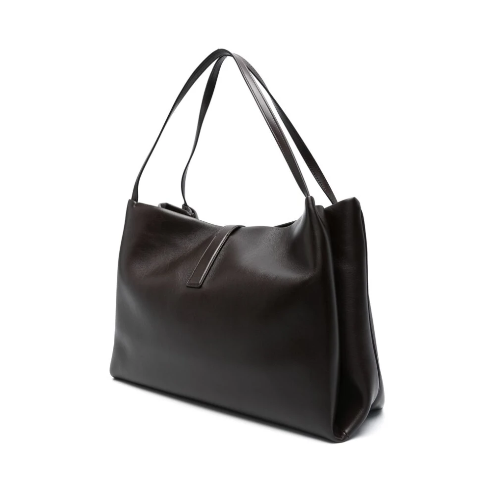 Salvatore Ferragamo Cederbruine Handtas Magnetische Sluiting Brown Dames