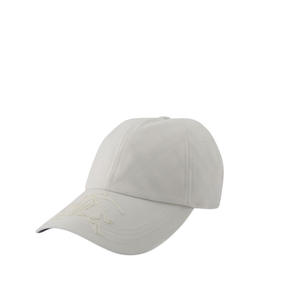 Gorra de Aplicacion Blanca Material Sintetico Burberry Hombre Miinto