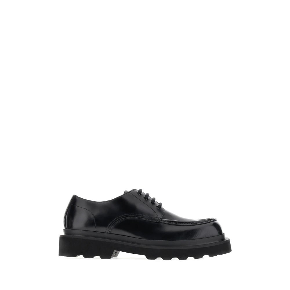 Dolce & Gabbana Men's Black Lace-Up Shoes - Laced Shoes - 5 1/2 Uk- Shoes
