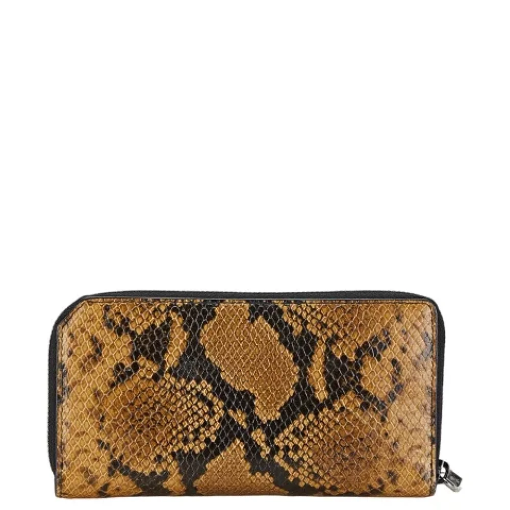 Jimmy Choo Pre-owned Leather wallets Black Dames