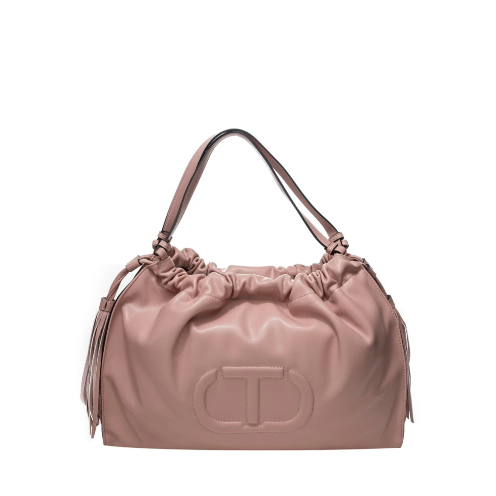 Pink Hobo Taske med Nappa Effekt | Twinset | Dame | Miinto.dk