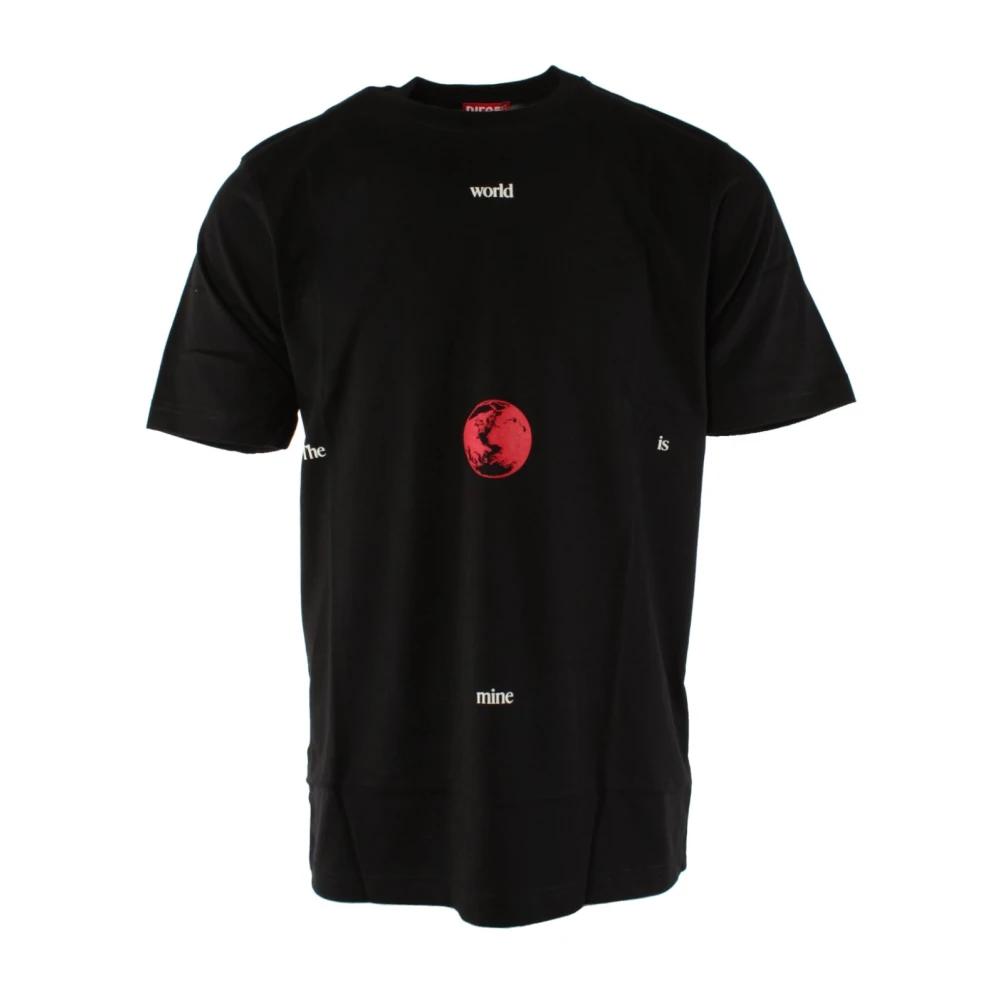 Diesel - Tops > T-Shirts - Black - Diesel - Modalova