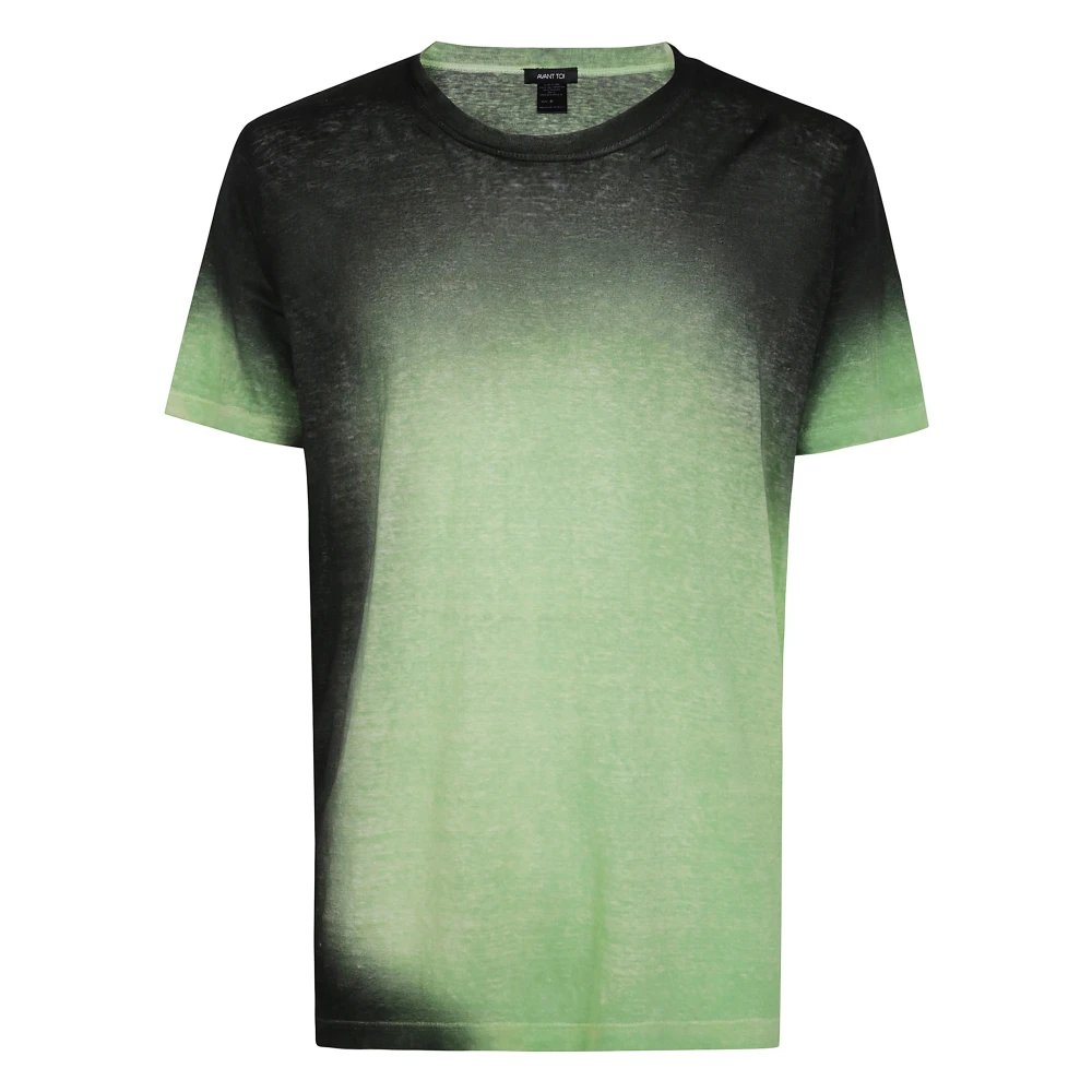 Avant Toi Linne T-shirt med korta ärmar Green, Herr