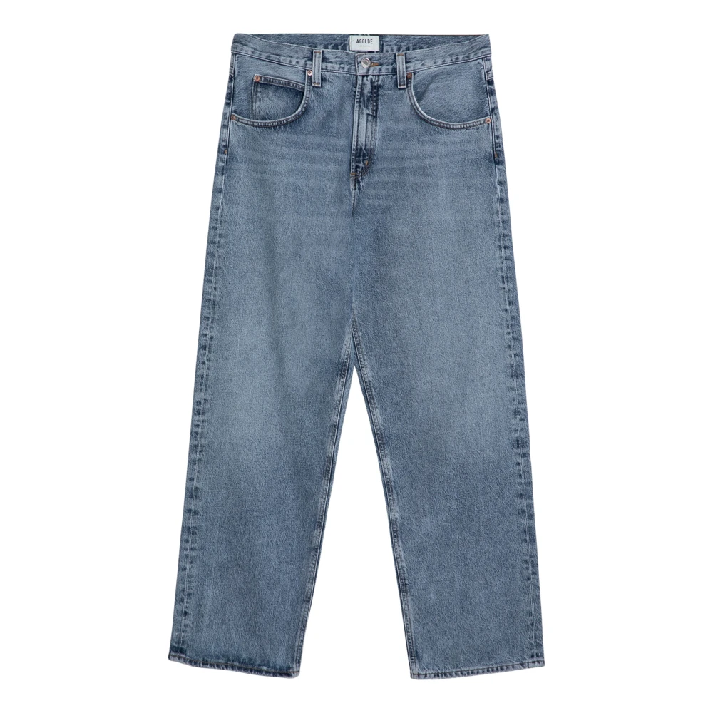 Agolde Regular Fit Denim Jeans Blue Heren