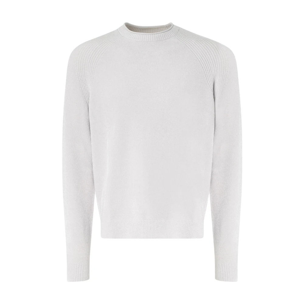RRD Velvet Round Knit Sweater Blue Heren