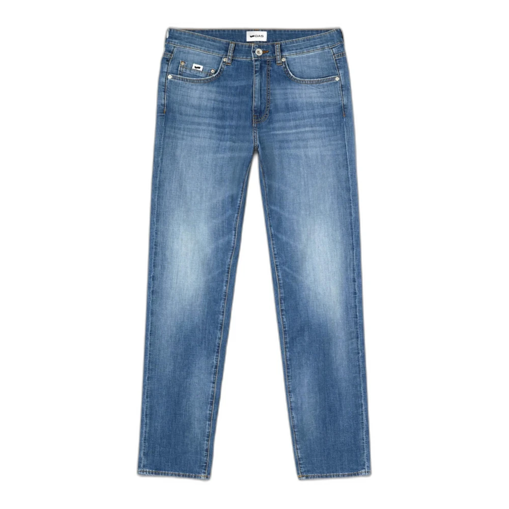GAS Regular Slim-fit Jeans Blue Heren