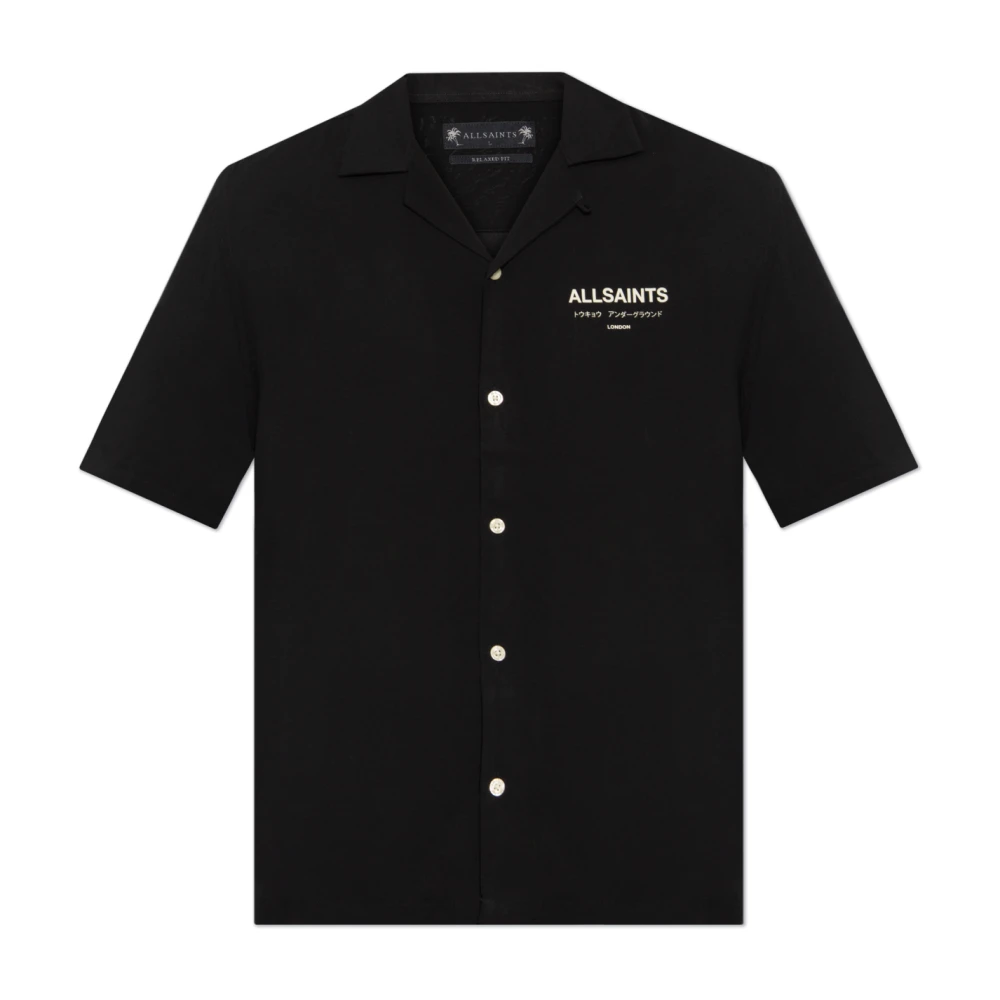 AllSaints Underground Shirt Black Heren