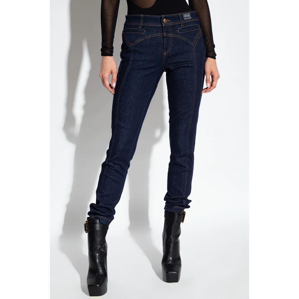 Versace Jeans Couture Skinny jeans Blue Dames