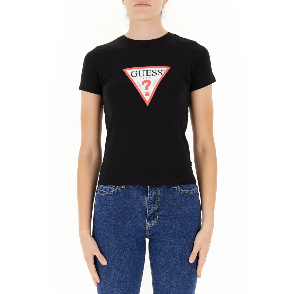 Guess - Tops > T-Shirts - Black - Guess - Modalova