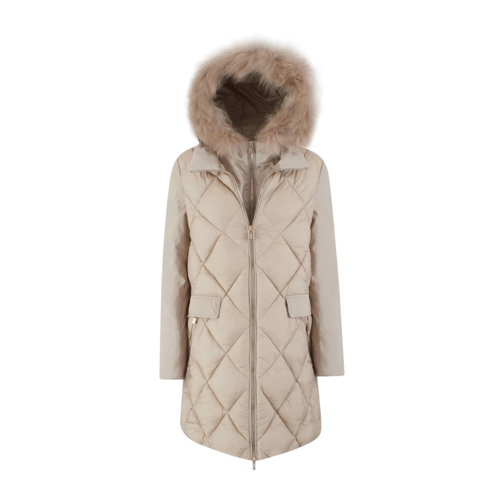 YES ZEE Parka Jas Beige Dames