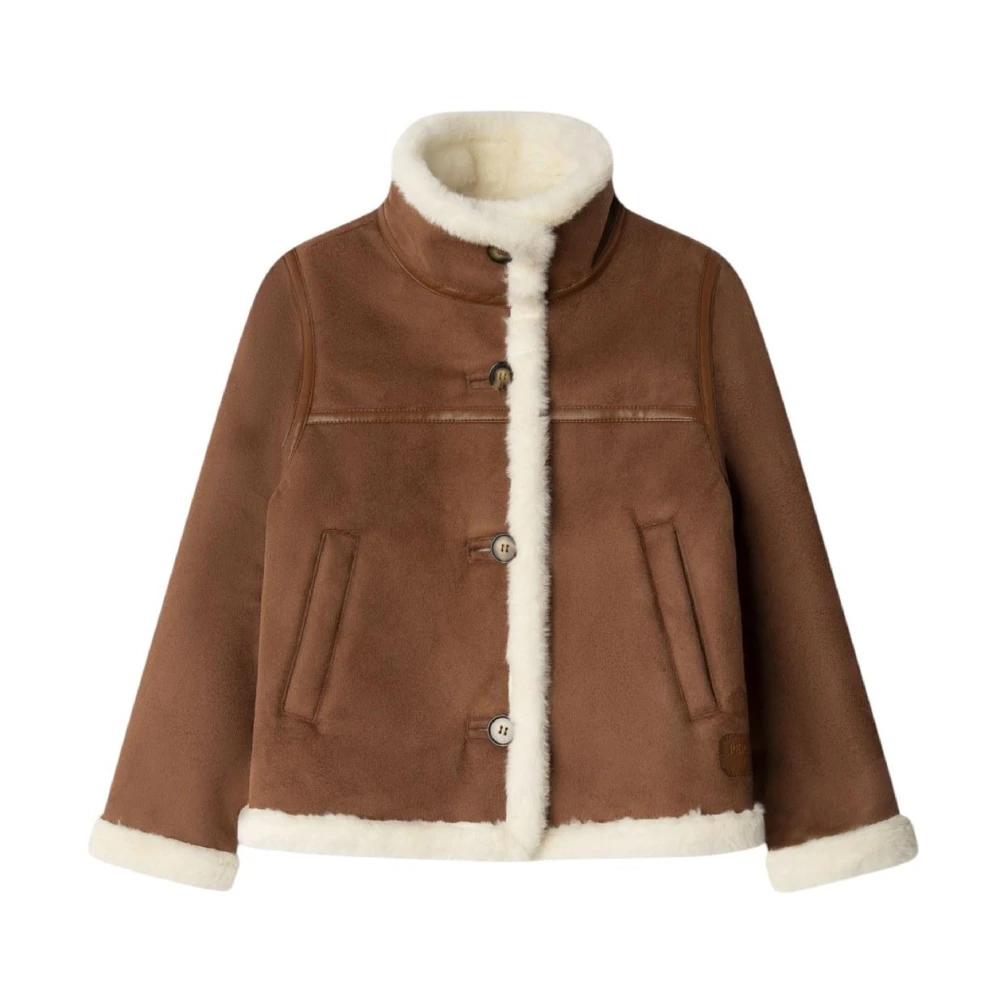 Pepe Jeans Girls Brown Winter Jackets, 6 Y, Winterjackets