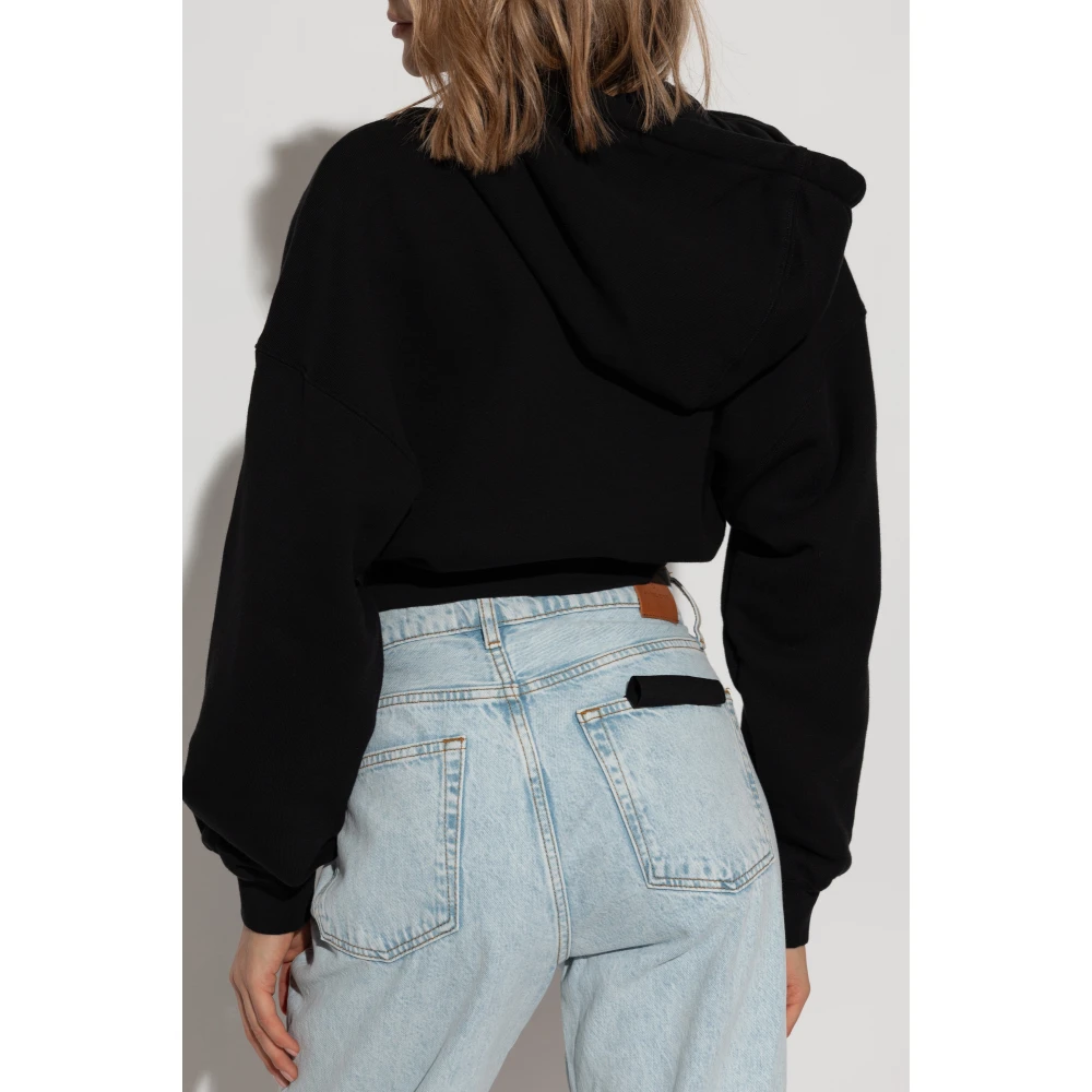 Off White Hoodie Black Dames