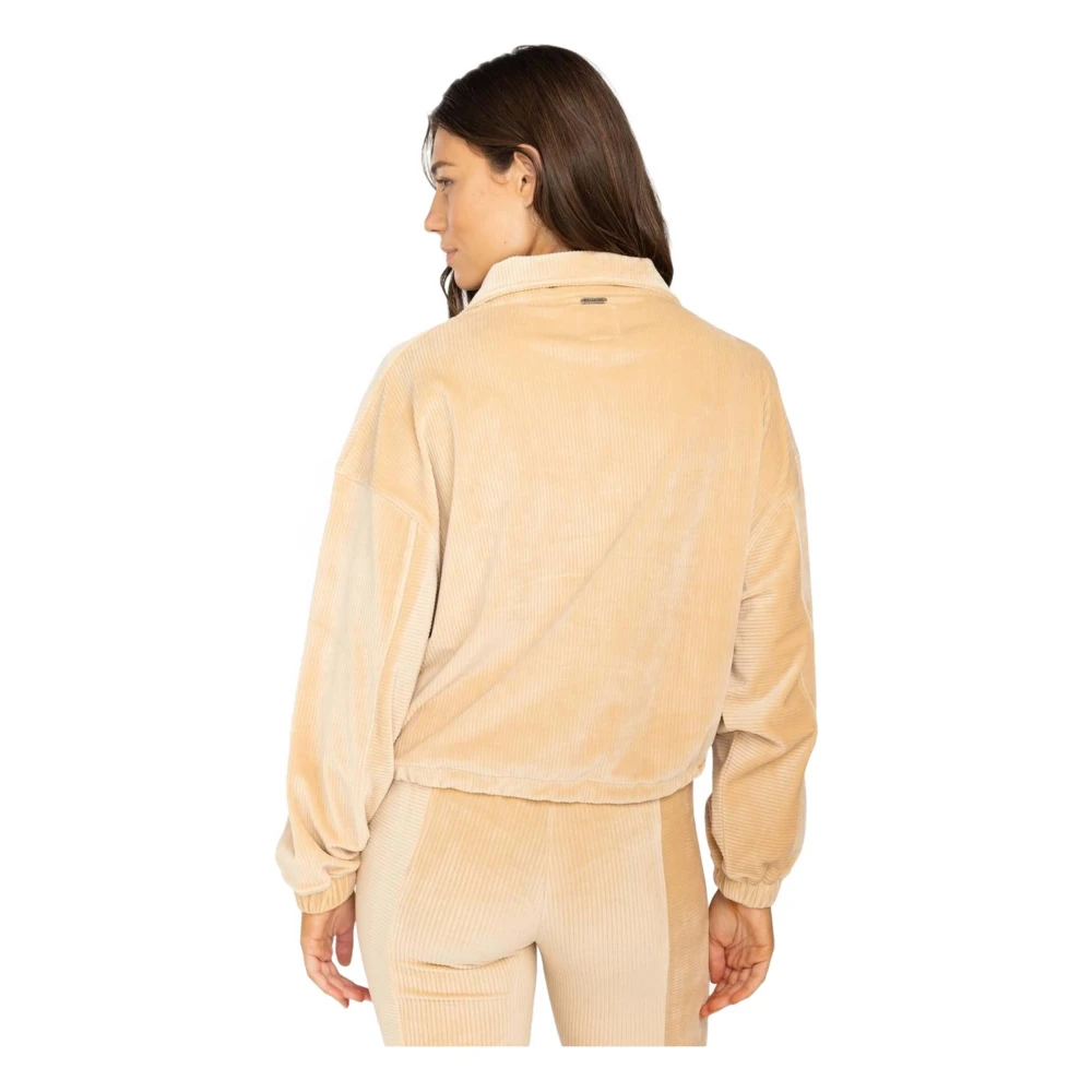 Billabong Koffie Tijd Hoodie Beige Dames