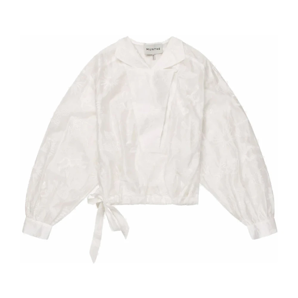Munthe Women's White Blouses, L, Blouses