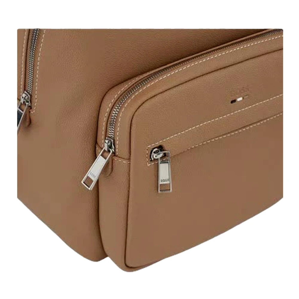Hugo Boss Elegante Ray-rugzak in Beige Unisex