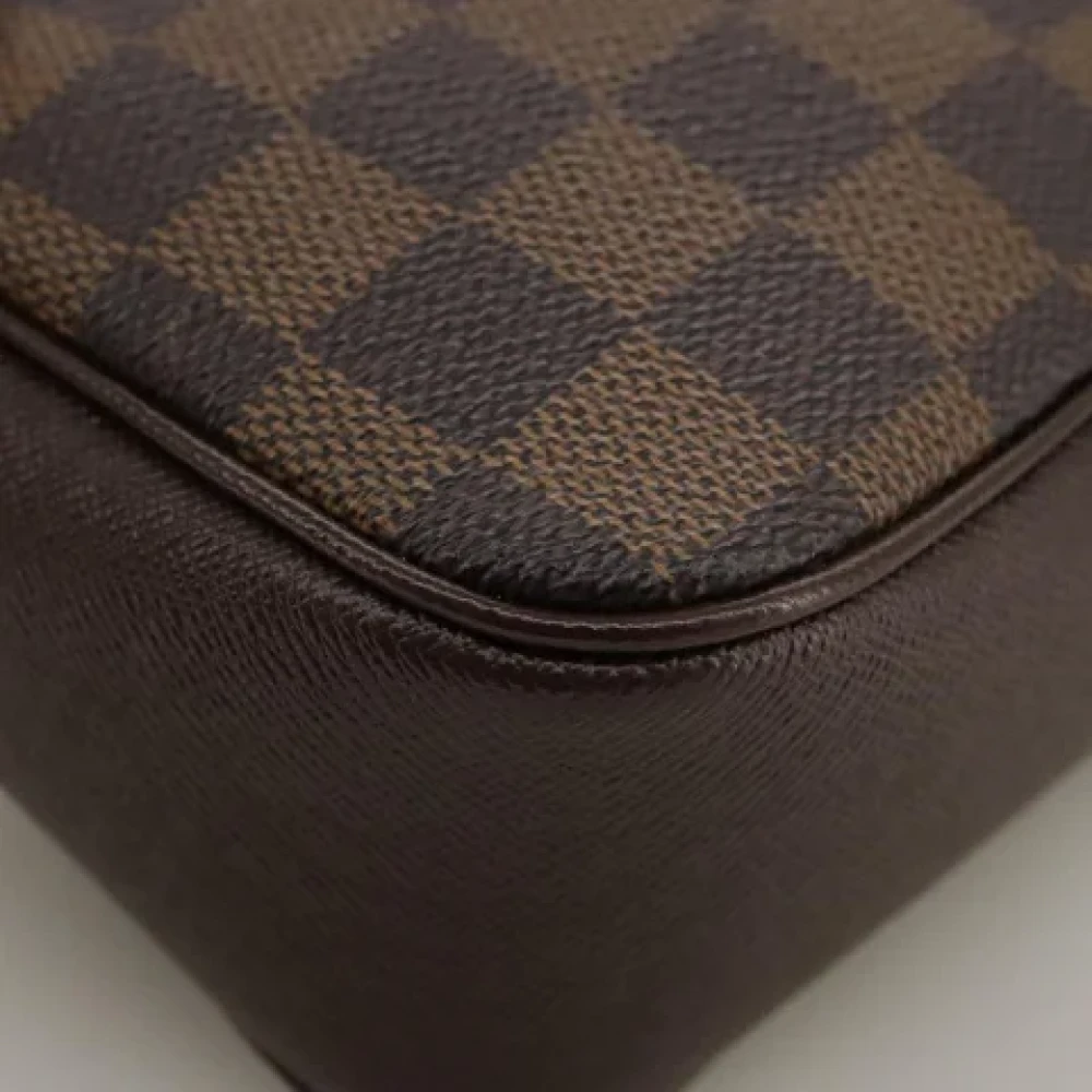 Louis Vuitton Vintage Pre-owned Canvas clutches Brown Dames