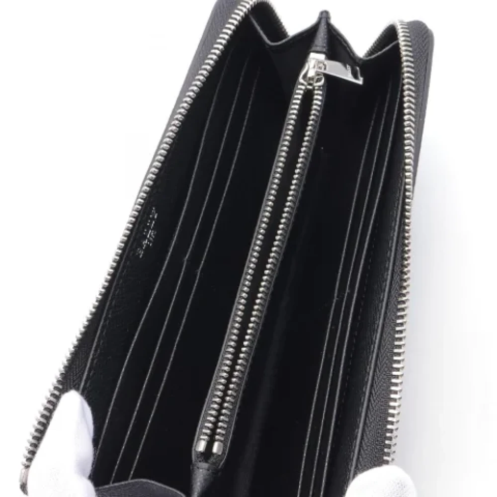 Bally Pre-owned Leather wallets Black Heren