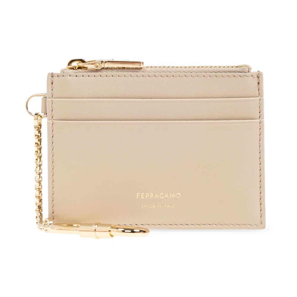 Salvatore Ferragamo Kaarthouder Beige Dames