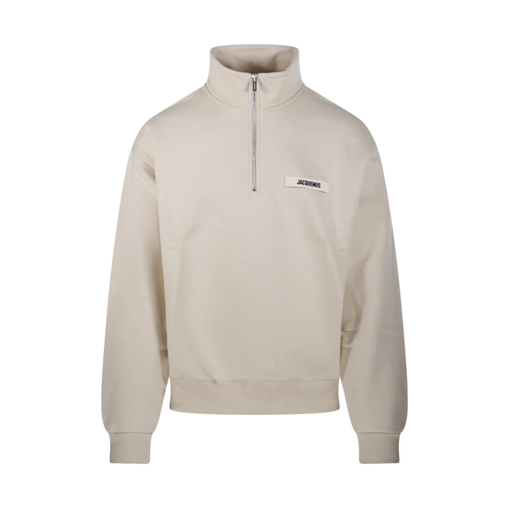 Jacquemus Gros Grain Sweatshirt in Beige Heren