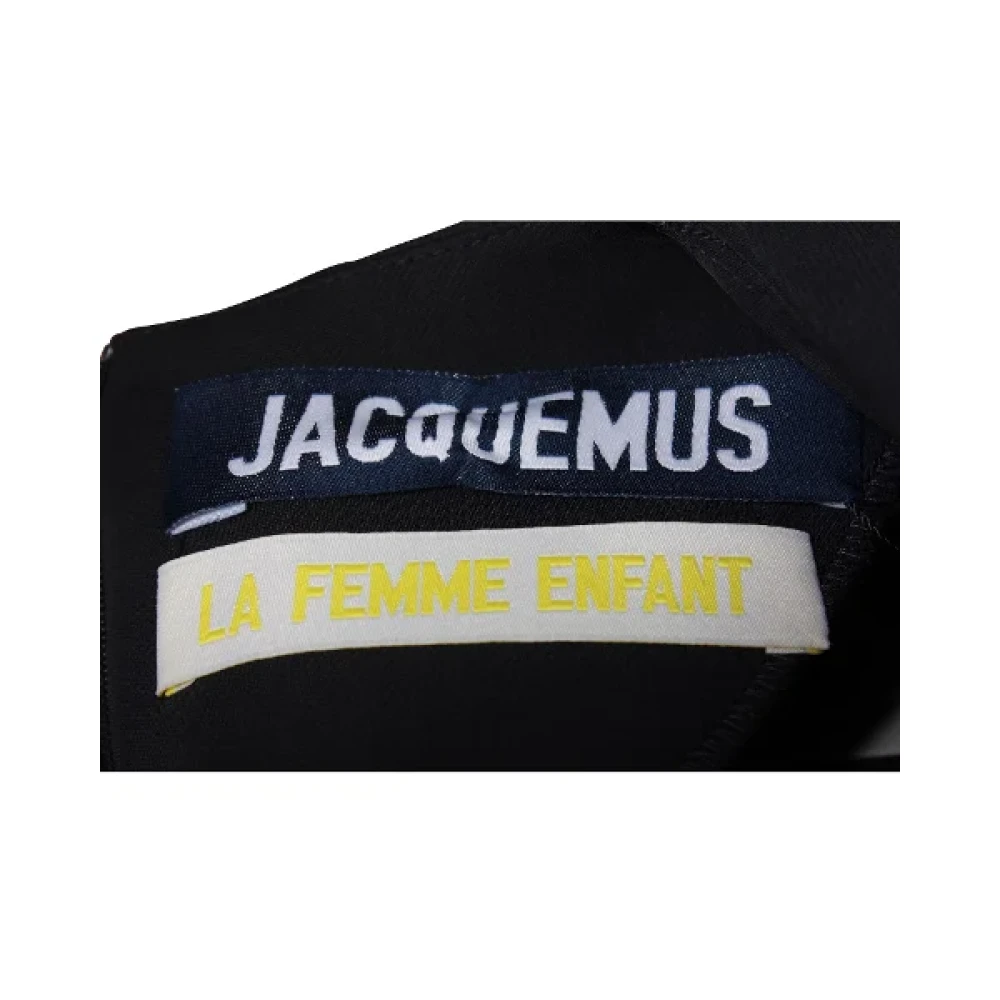 Jacquemus Pre-owned Polyester tops Blue Dames