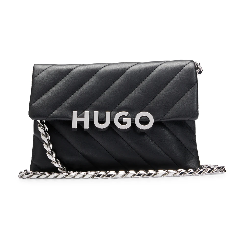 Hugo Boss Lizzie Clutch N. Stijlvol en compact Black Dames