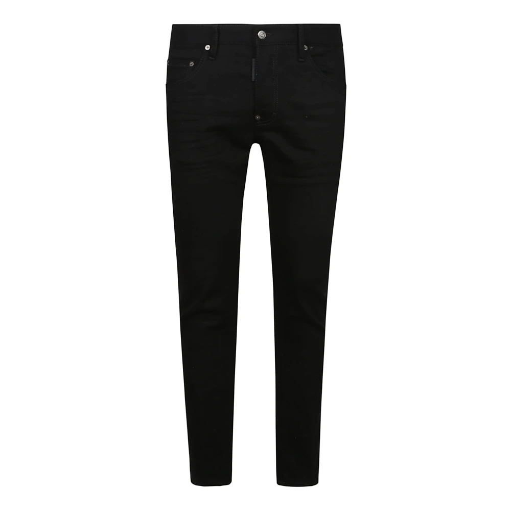 Dsquared2 Coole Skater Jeans voor Mannen Black Heren