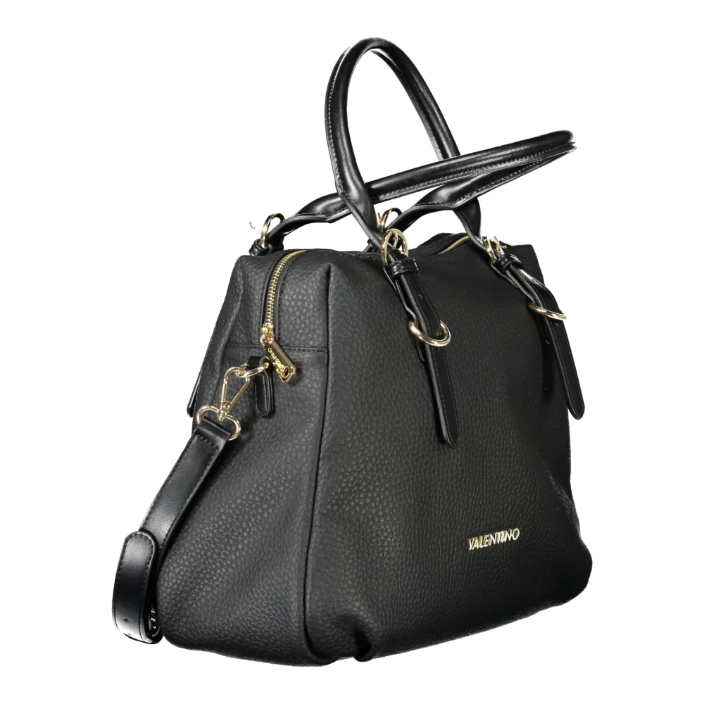 Valentino by Mario Valentino Zwarte dameshandtas met verstelbare handvatten en afneembare schouderband Black Dames