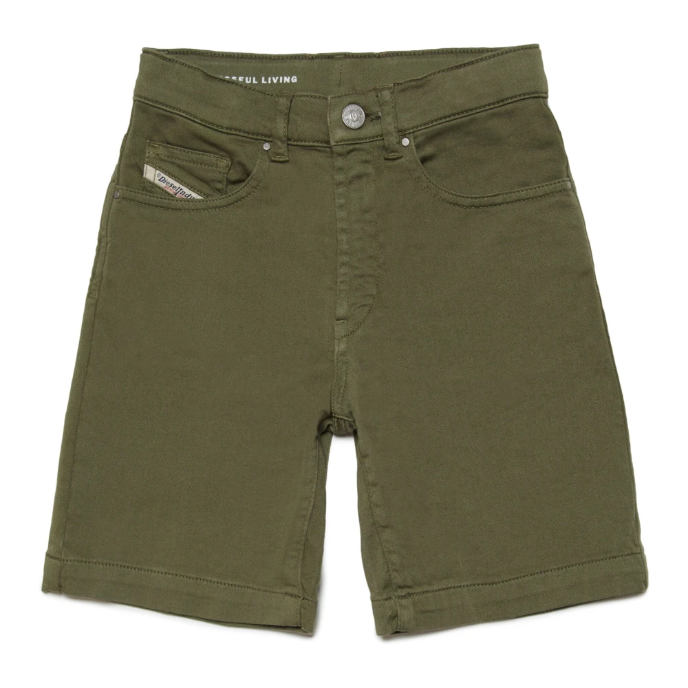 Diesel Färgade JoggJeans® shorts Green, Pojke