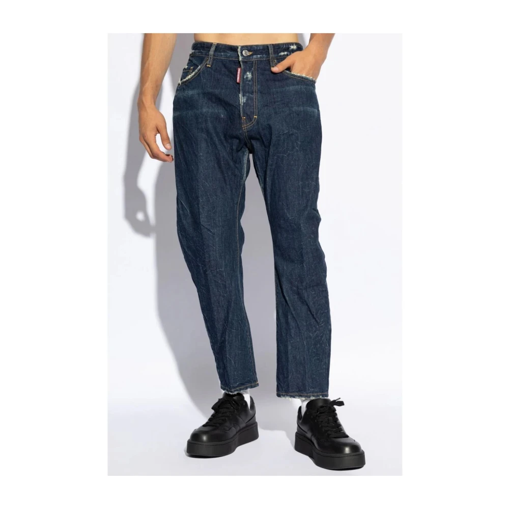 Dsquared2 Stijlvolle Herenbroek Aw24 Blue Heren