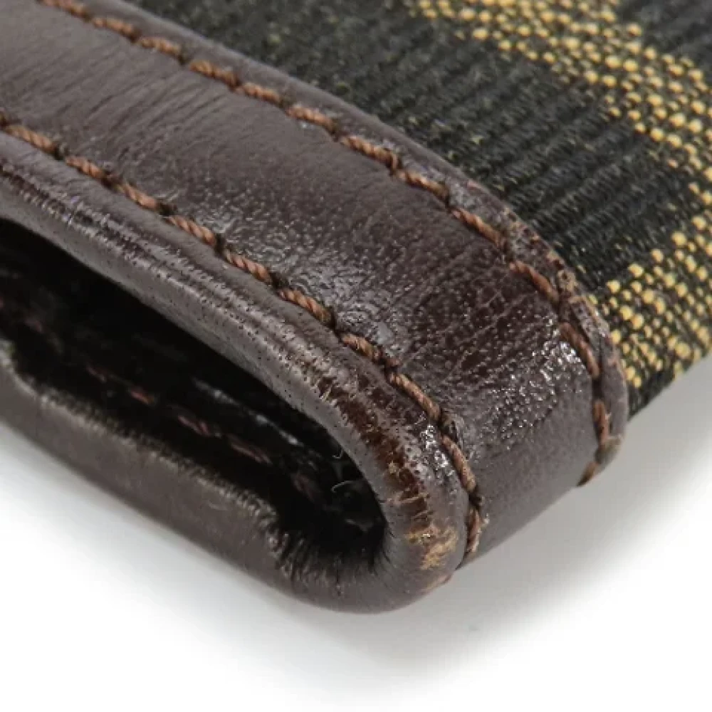 Fendi Vintage Pre-owned Canvas wallets Brown Dames