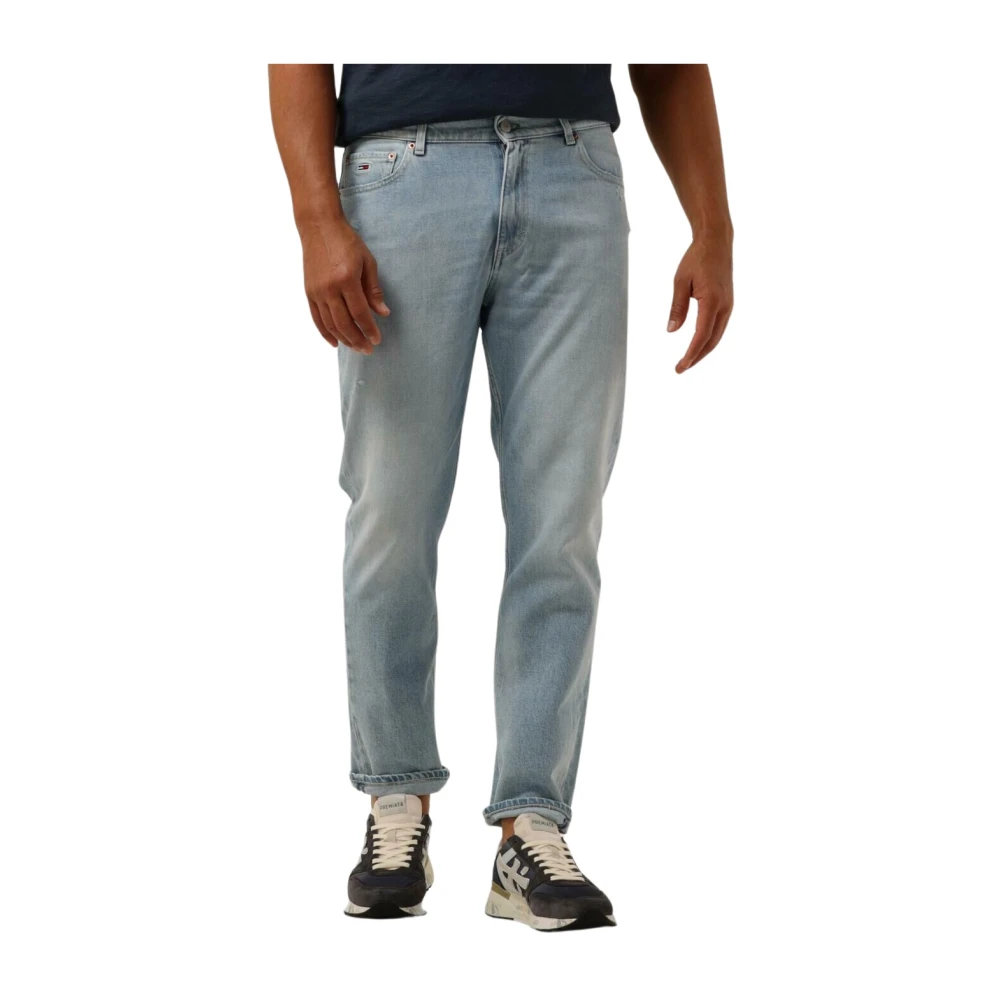 Cast Iron Lichtblauwe Tapered Slim Fit Jeans Blue Heren